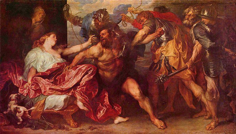 Anthony Van Dyck Samson and Delilah, china oil painting image